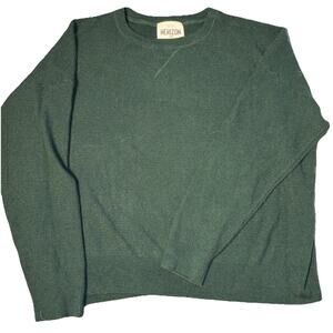 Herizon Women’s Plus Sz 1x Evergreen Knit Pullover Sweater